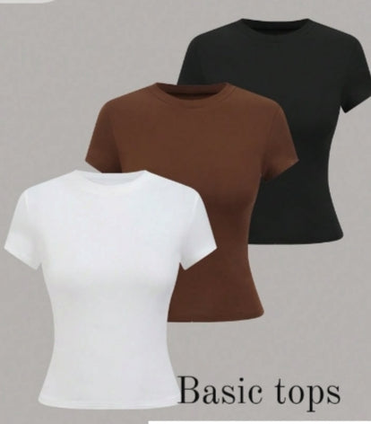 Plain Basic Top (stretchy)