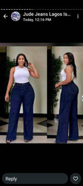 Deep blue Pallazo Jeans